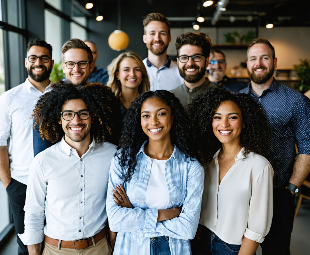 The IT Career Forge leadership team discussing curriculum updates in a modern Austin office, representing our collaborative spirit.